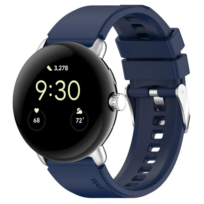 Google Pixel Watch 5 - 41mm Silikonarmband (Dunkelblau)