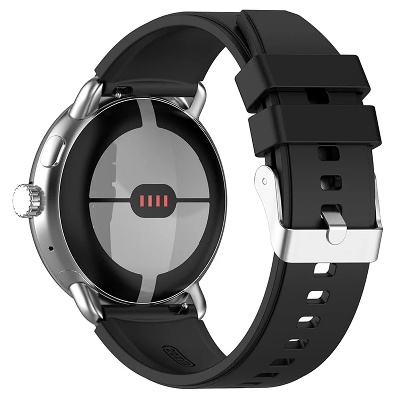 Google Pixel Watch 5 - 41mm Silikonarmband (Schwarz)