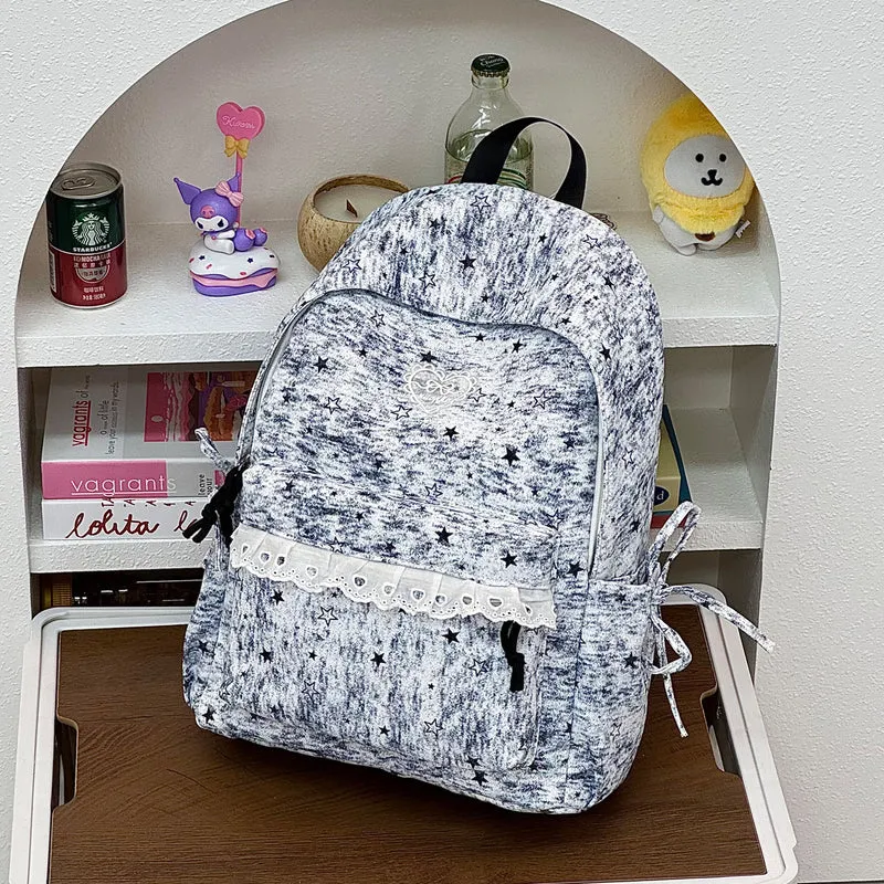 Niedlicher dekorativer Rucksack mit Sternenverzierung Karnz