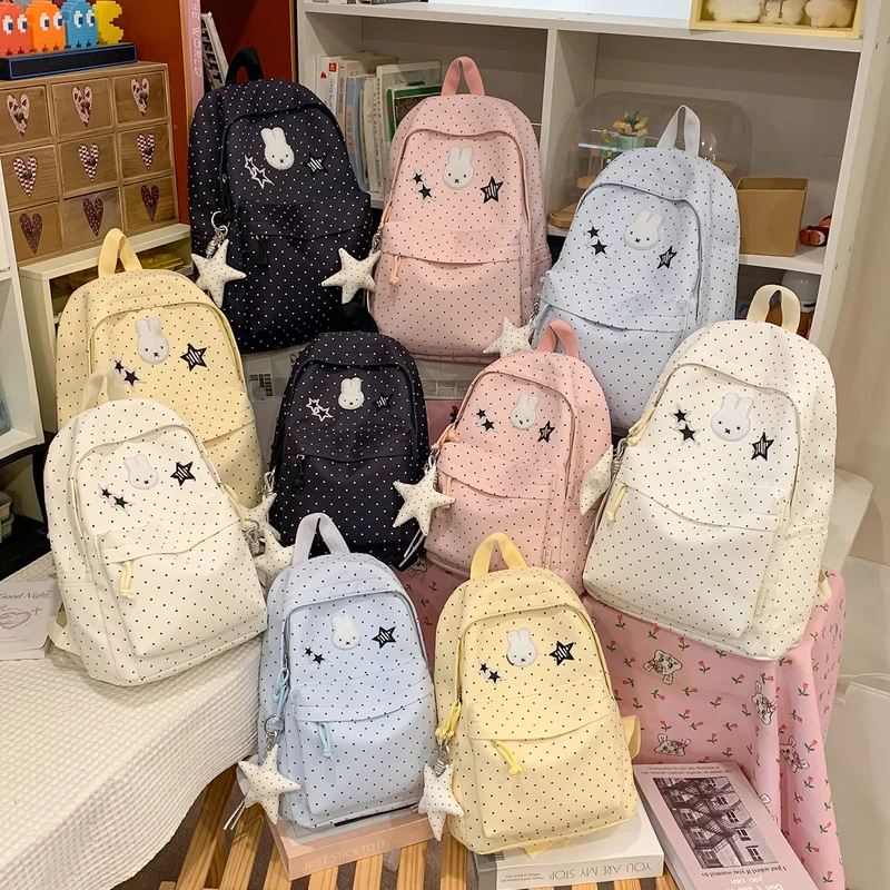Verspielt Bunny und Sternen-Themen Rucksack Karnz