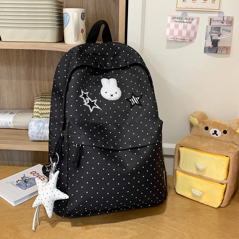 Verspielt Bunny und Sternen-Themen Rucksack Karnz