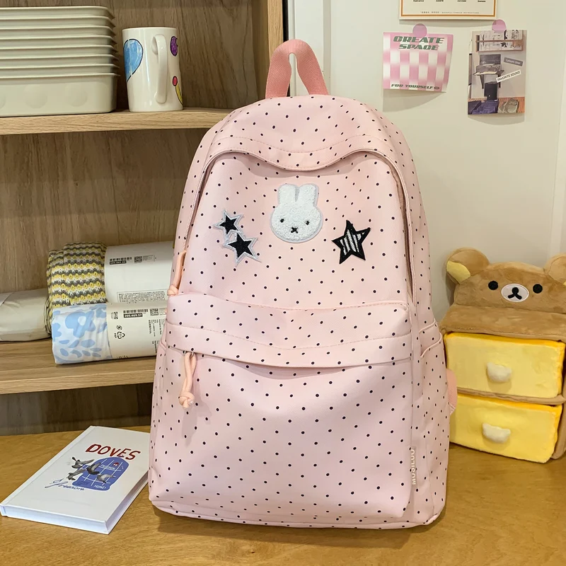 Verspielt Bunny und Sternen-Themen Rucksack Karnz