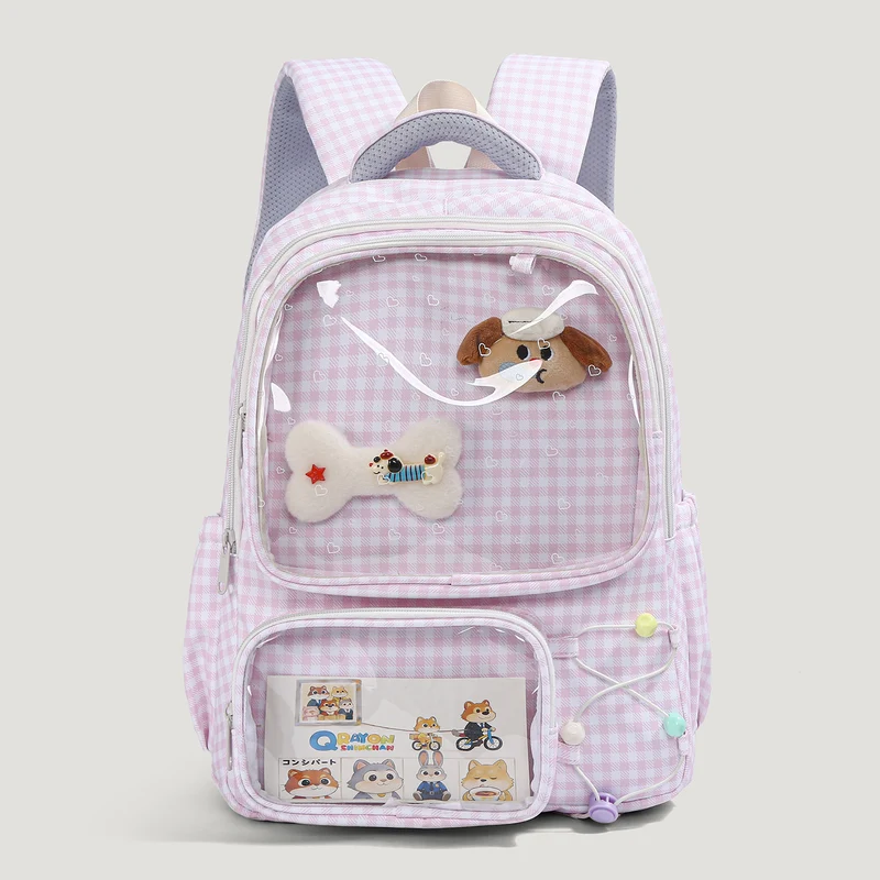 Verspielt Illustrierter Hundethemen-Rucksack Karnz