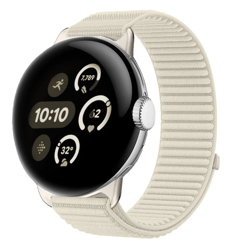 Google Pixel Watch 5 - 41mm Wave Nylonarmband (Polarstern)