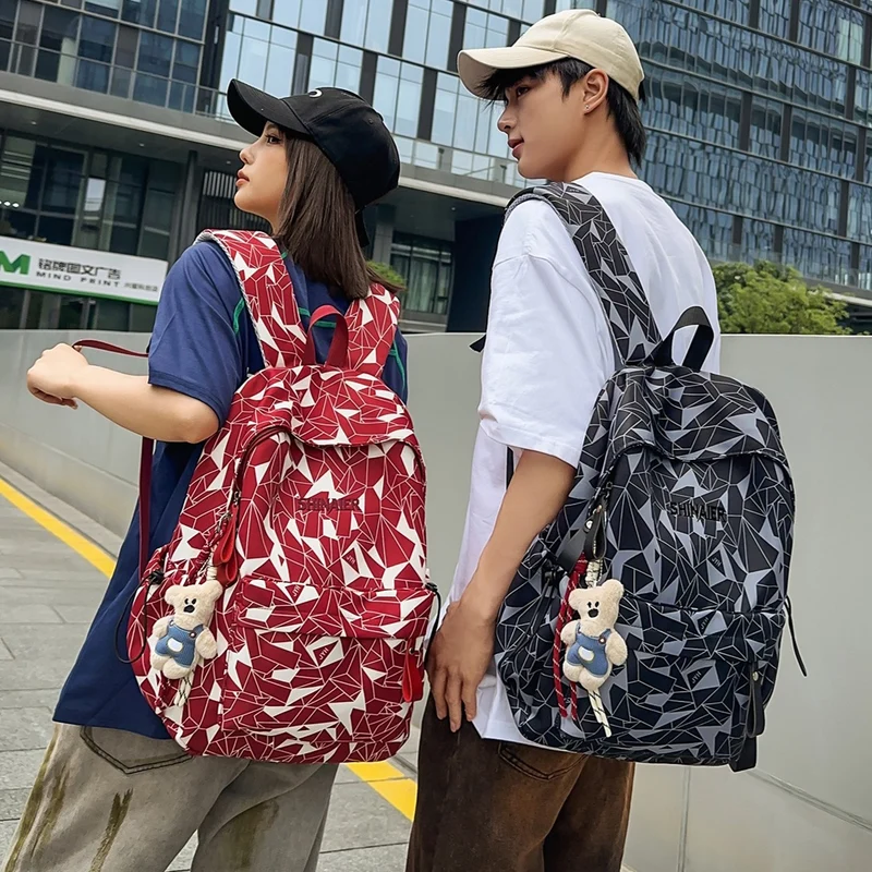 Geometrisches Muster Lässiger Rucksack Karnz
