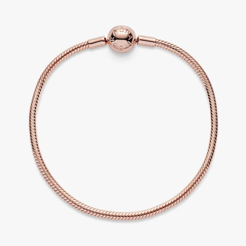 PANDORA Armband Unisex Moments Schlangen Gliederarmband Roségold 580728 17