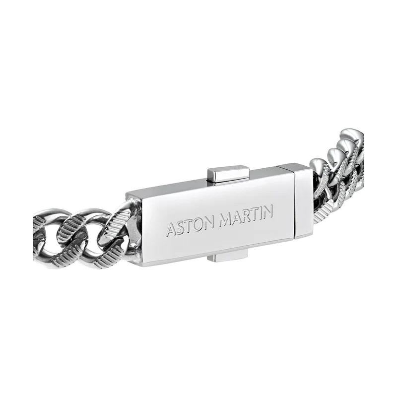 Aston Martin Armband Herren AML ICON Edelstahl Silber MJIUF5BL2