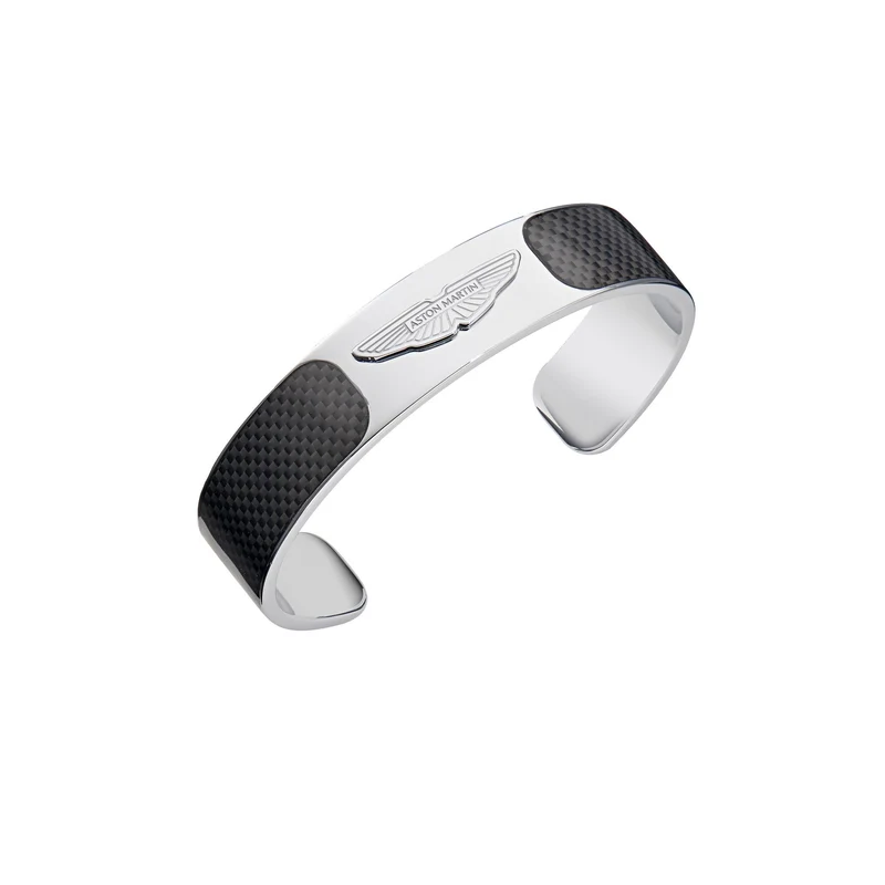 ASTON MARTIN Armband Herren AML ICON Edelstahl Silber/Carbon MJRTF5BM0