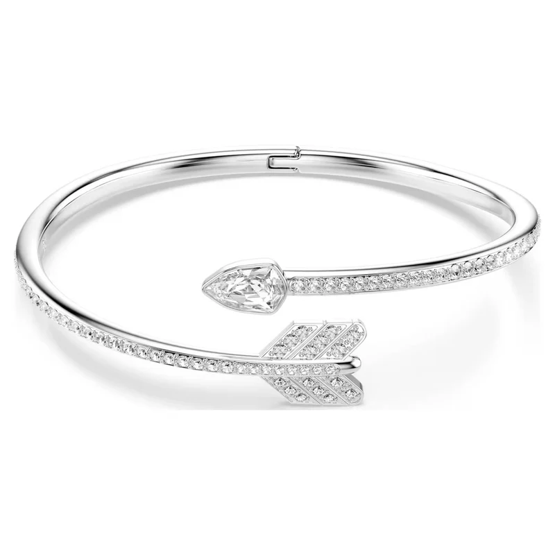 Swarovski Armreif Damen Idyllia Pfeil Weiß Rhodiniert M 5737264