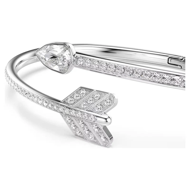 Swarovski Armreif Damen Idyllia Pfeil Weiß Rhodiniert M 5737264