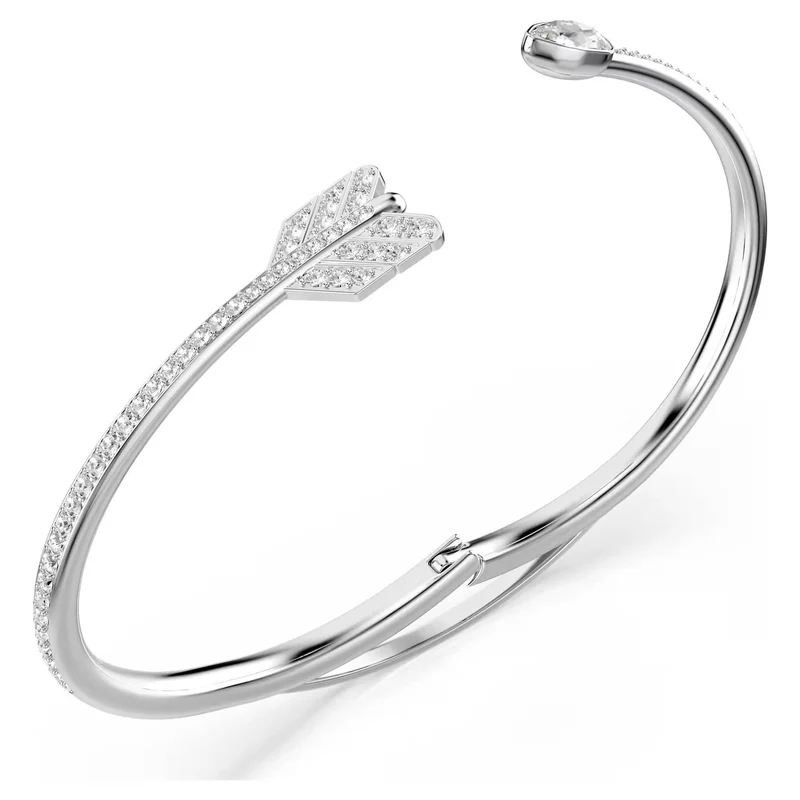 Swarovski Armreif Damen Idyllia Pfeil Weiß Rhodiniert M 5737264