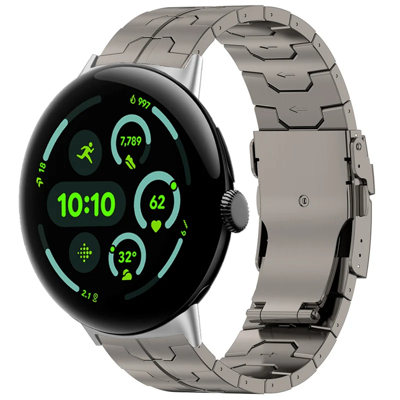 Google Pixel Watch 5 - 45mm Iron' Titanarmband (Titan)