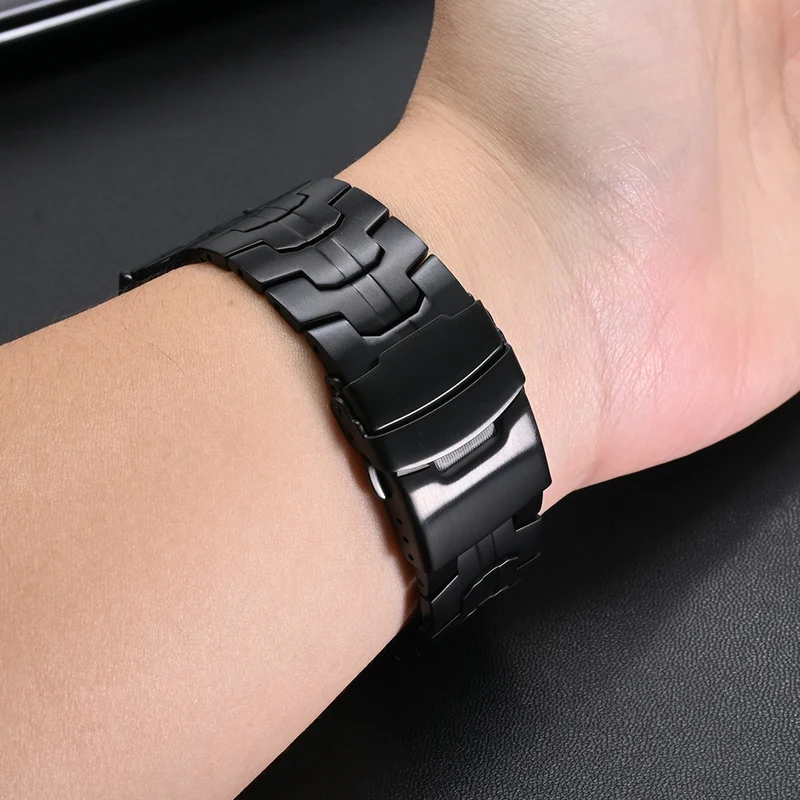 Google Pixel Watch 5 - 45mm Iron' Titanarmband (Schwarz)