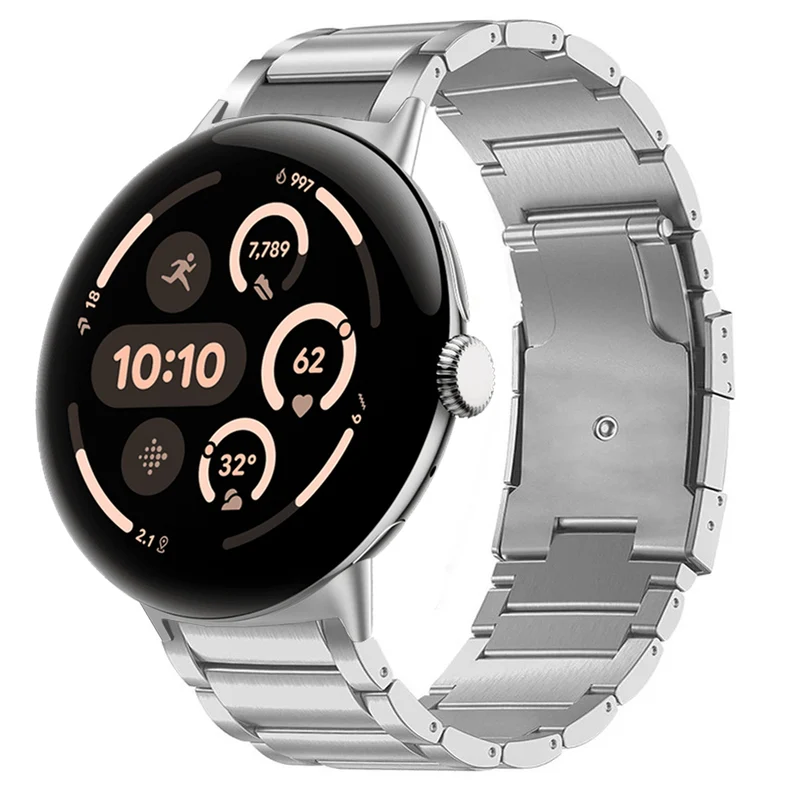 Google Pixel Watch 5 - 45mm Titanarmband (Silber)