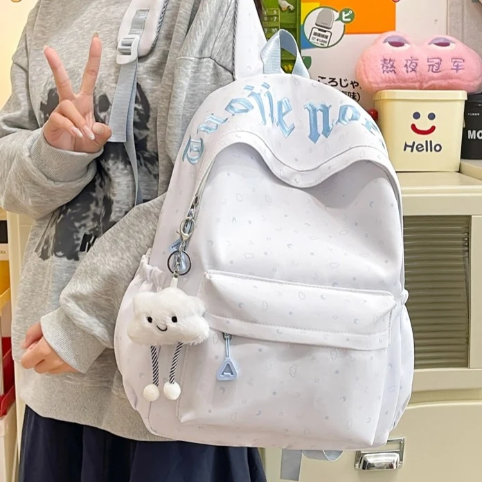 Verspielter Grafikdruck Rucksack Karnz