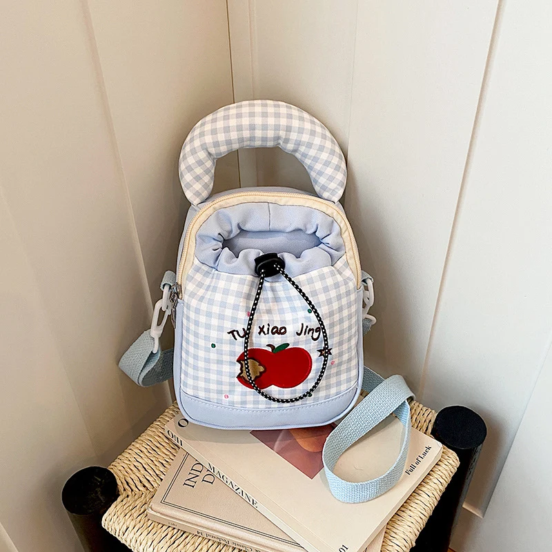 Verspielt Gingham Druck Mini Rucksack Karnz