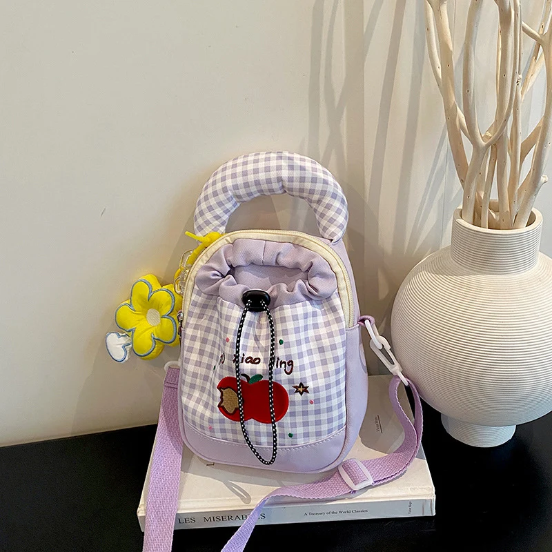 Verspielt Gingham Druck Mini Rucksack Karnz