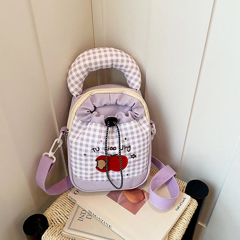 Verspielt Gingham Druck Mini Rucksack Karnz