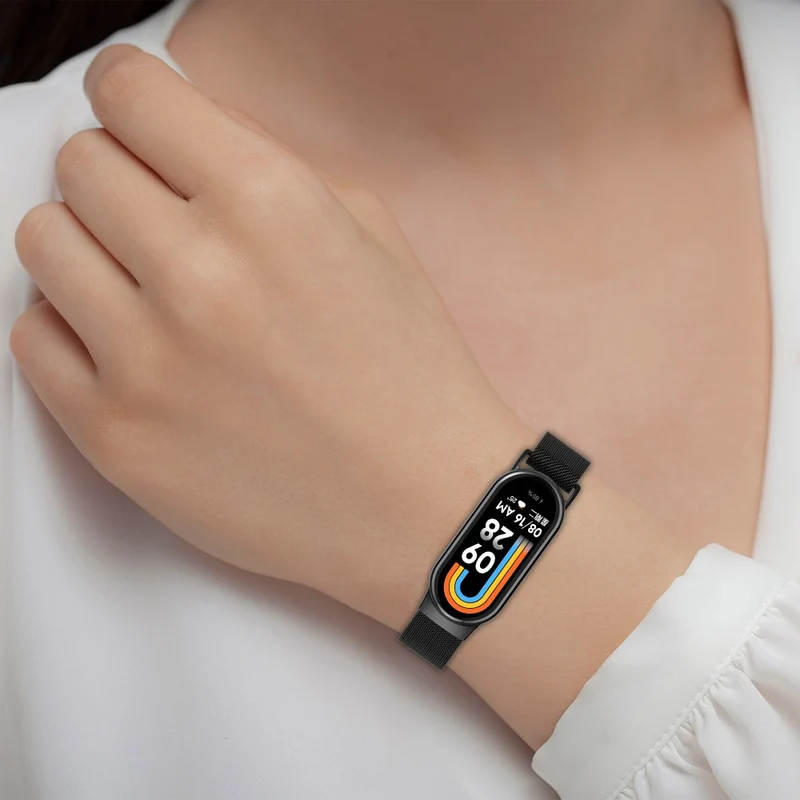 Unglaublich Süß Xiaomi Smart Band 8 / Xiaomi Mi Band 9 Metall Universell Armband