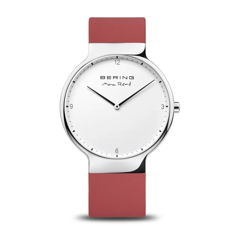 Bering Max René 15540-500 Herrenuhr Silber • Saphirglas • Schnellwechsel-Armband