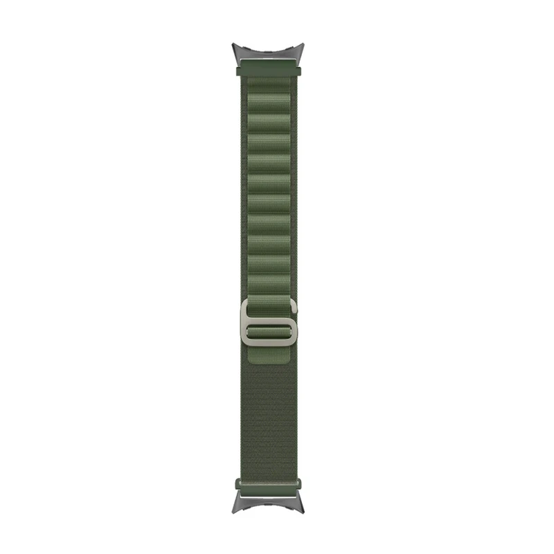 Google Pixel Watch 5 - 45mm Alpine Nylon Armband (Grün)