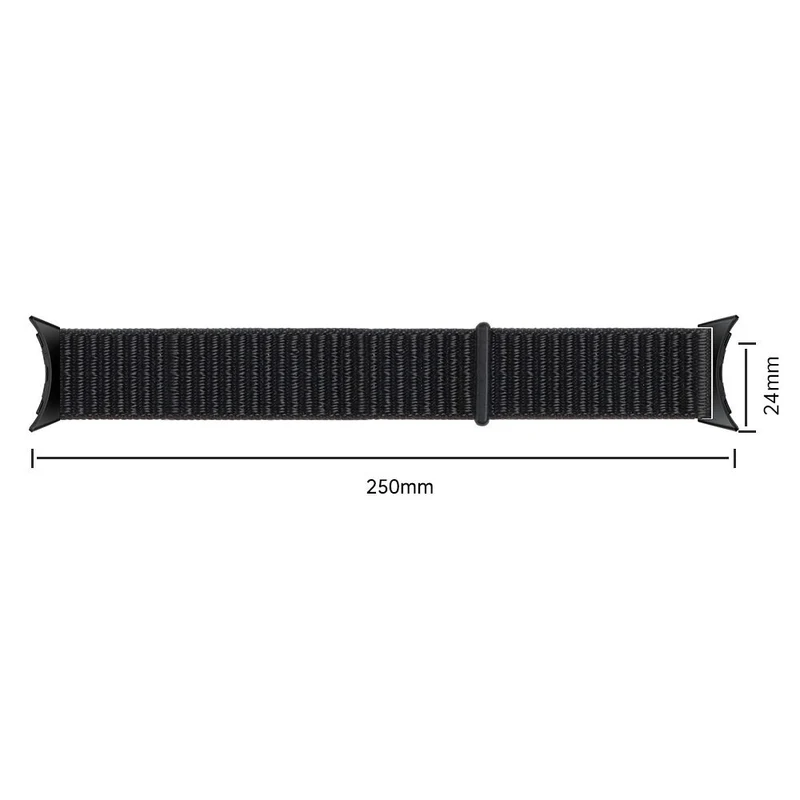 Google Pixel Watch 5 - 45mm Nylonarmband (Armeegrün)