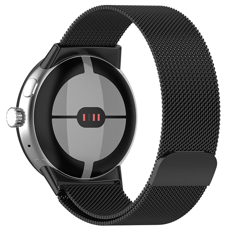 Google Pixel Watch 5 - 45mm Milanese Armband (Schwarz)