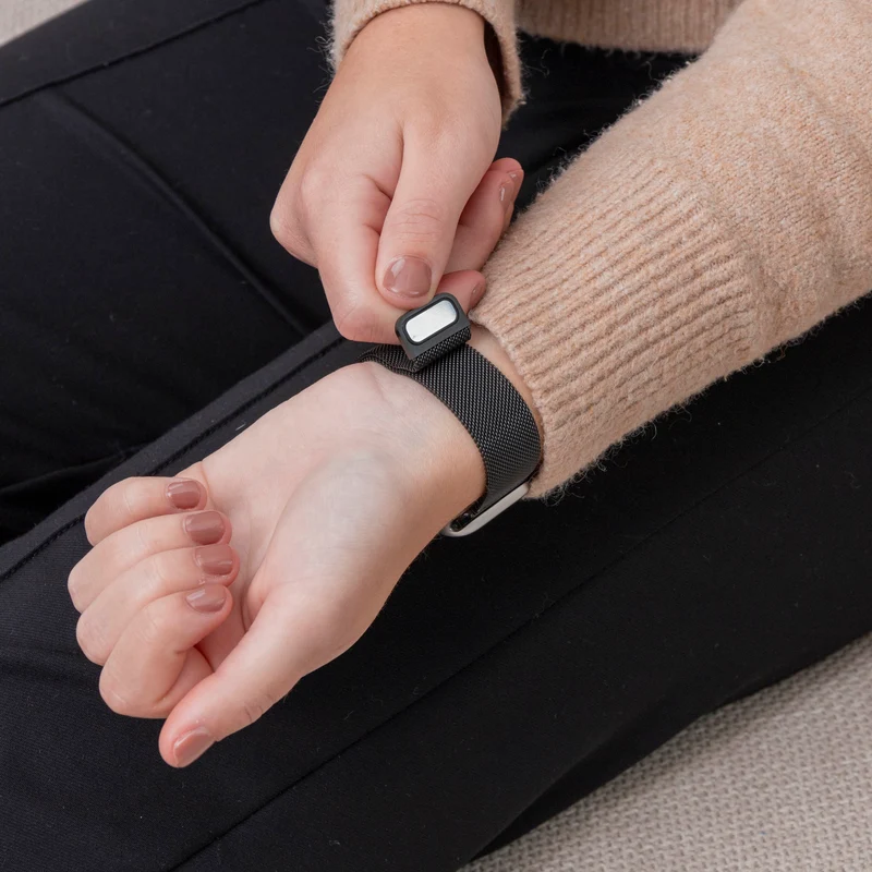 Google Pixel Watch 5 - 41mm Milanese Armband (Schwarz)