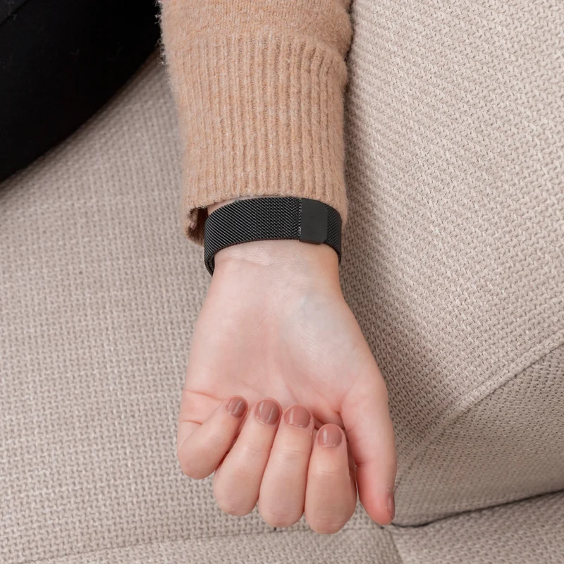 Google Pixel Watch 5 - 41mm Milanese Armband (Schwarz)