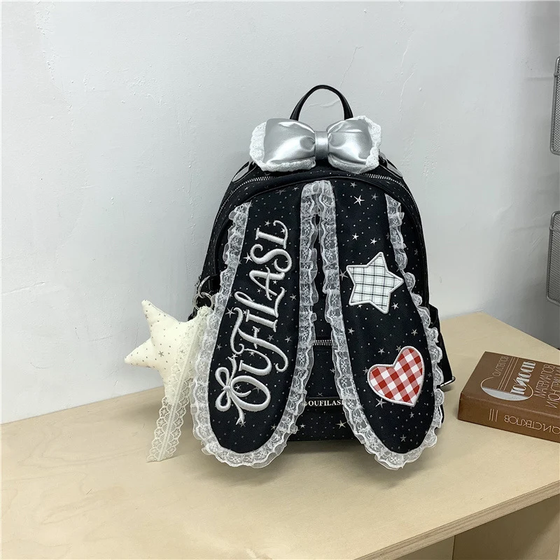 Besticketer Kaninchen-Themen Rucksack Karnz