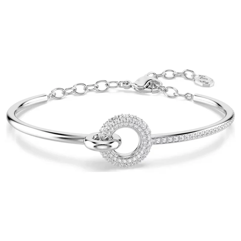Swarovski Armreif Unisex Dextera Armreif Rundschliff Weiß 5743569