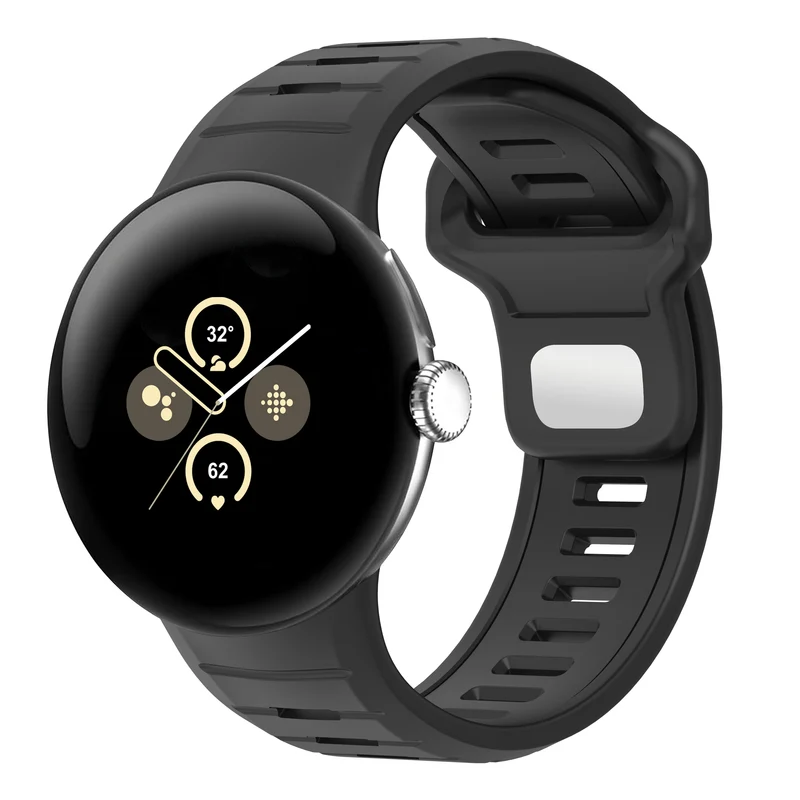 Google Pixel Watch 5 - 45mm Duo Sportarmband (Schwarz)