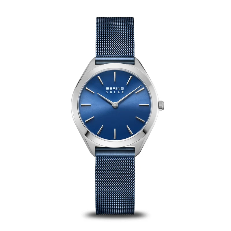 Bering Solar 17331-307 Damenuhr Blau • Saphirglas • Solarbetrieb
