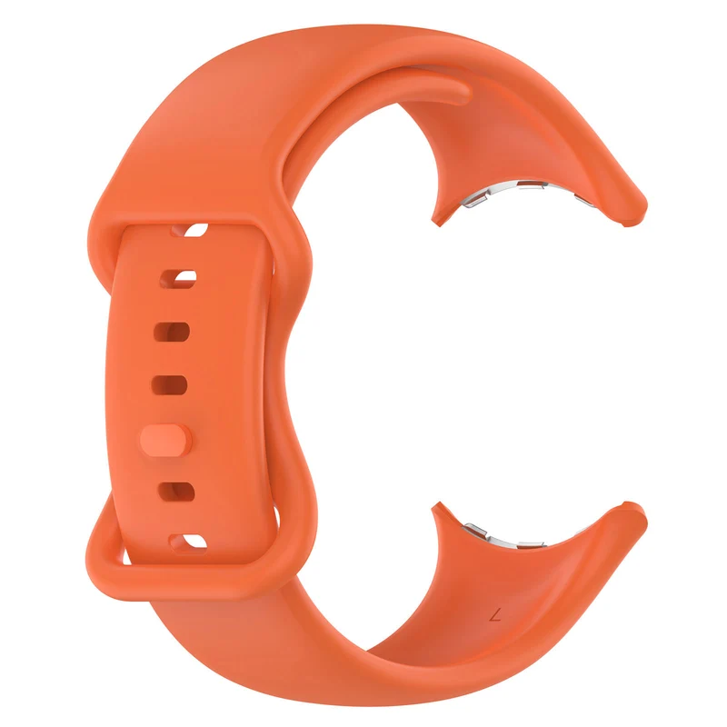 Google Pixel Watch 5 - 45mm Classic Silikonarmband (Orange)