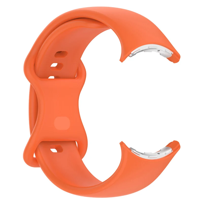 Google Pixel Watch 5 - 45mm Classic Silikonarmband (Orange)