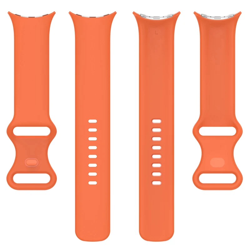 Google Pixel Watch 5 - 45mm Classic Silikonarmband (Orange)