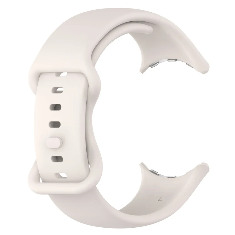 Google Pixel Watch 5 - 45mm Classic Silikonarmband (Weiß)