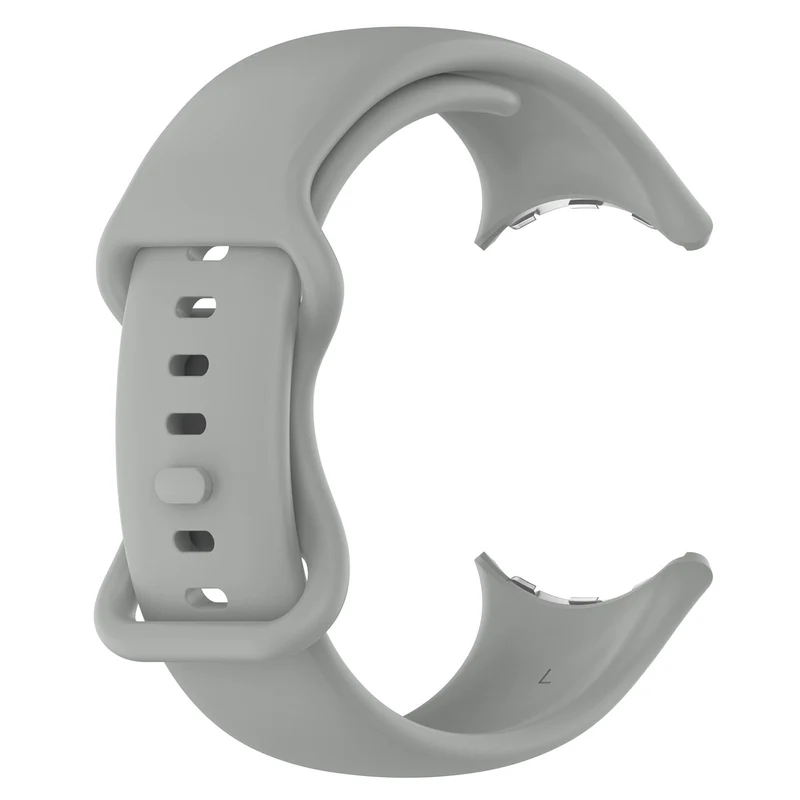 Google Pixel Watch 5 - 45mm Classic Silikonarmband (Grau)