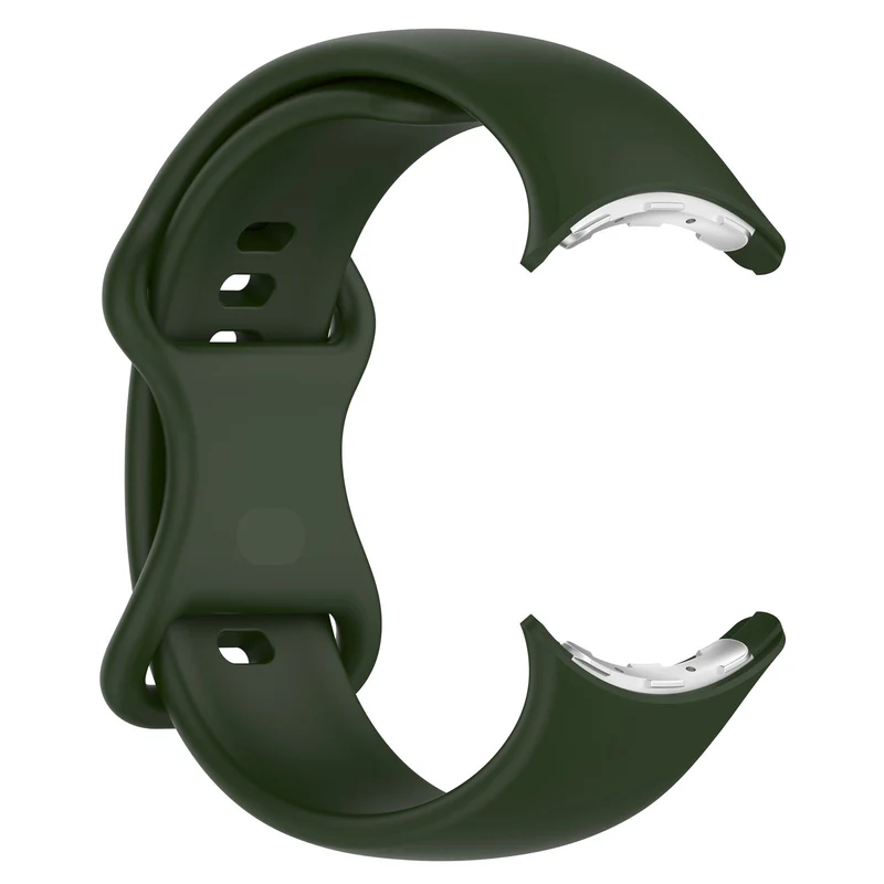 Google Pixel Watch 5 - 45mm Classic Silikonarmband (Grün)