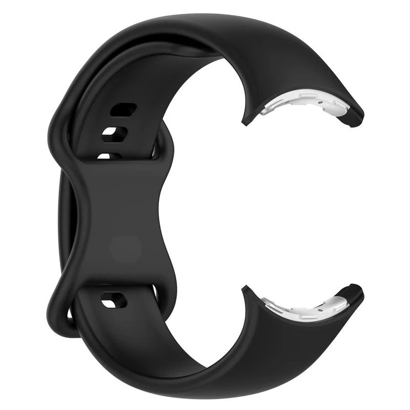 Google Pixel Watch 5 - 45mm Classic Silikonarmband (Schwarz)