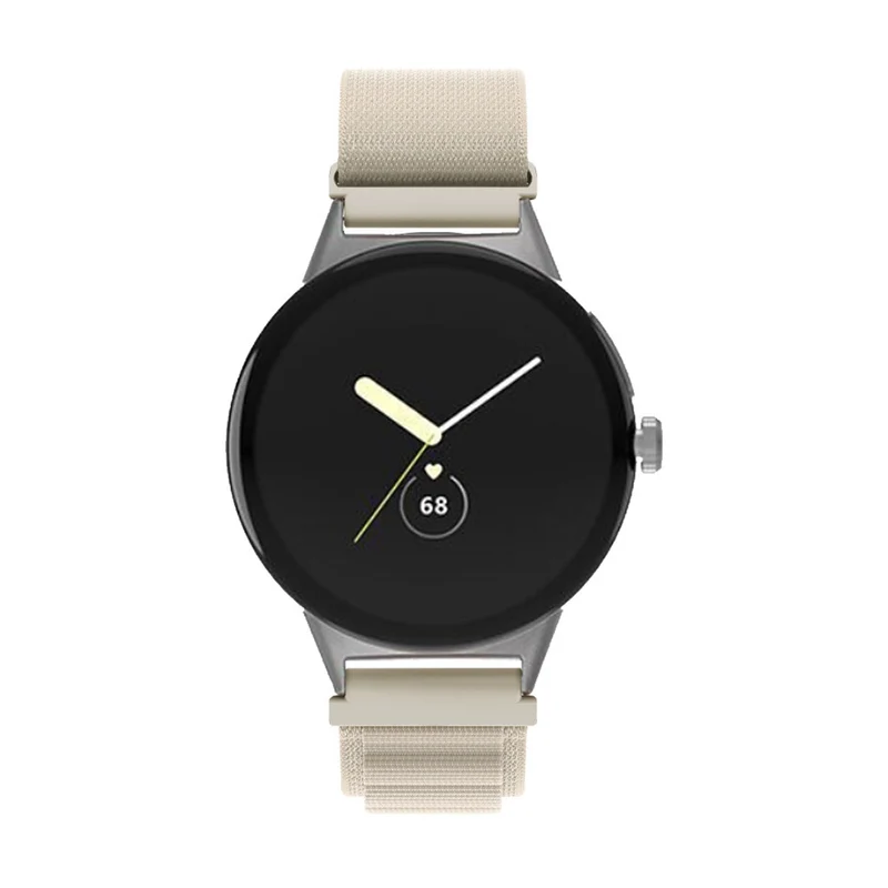 Google Pixel Watch 5 - 41mm Alpine Nylon Armband (Polarstern)