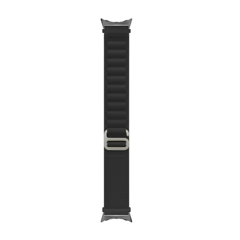 Google Pixel Watch 5 - 41mm Alpine Nylon Armband (Schwarz)
