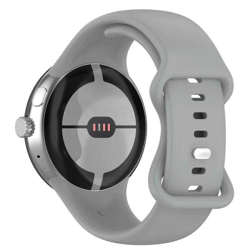 Google Pixel Watch 5 - 41mm Classic Silikonarmband (Grau)