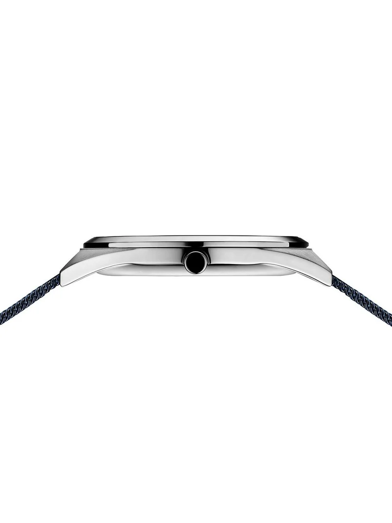 Bering Ultra Slim 17140-307 Unisex Armbanduhr Blau • Saphirglas • Schlankes Edelstahldesign