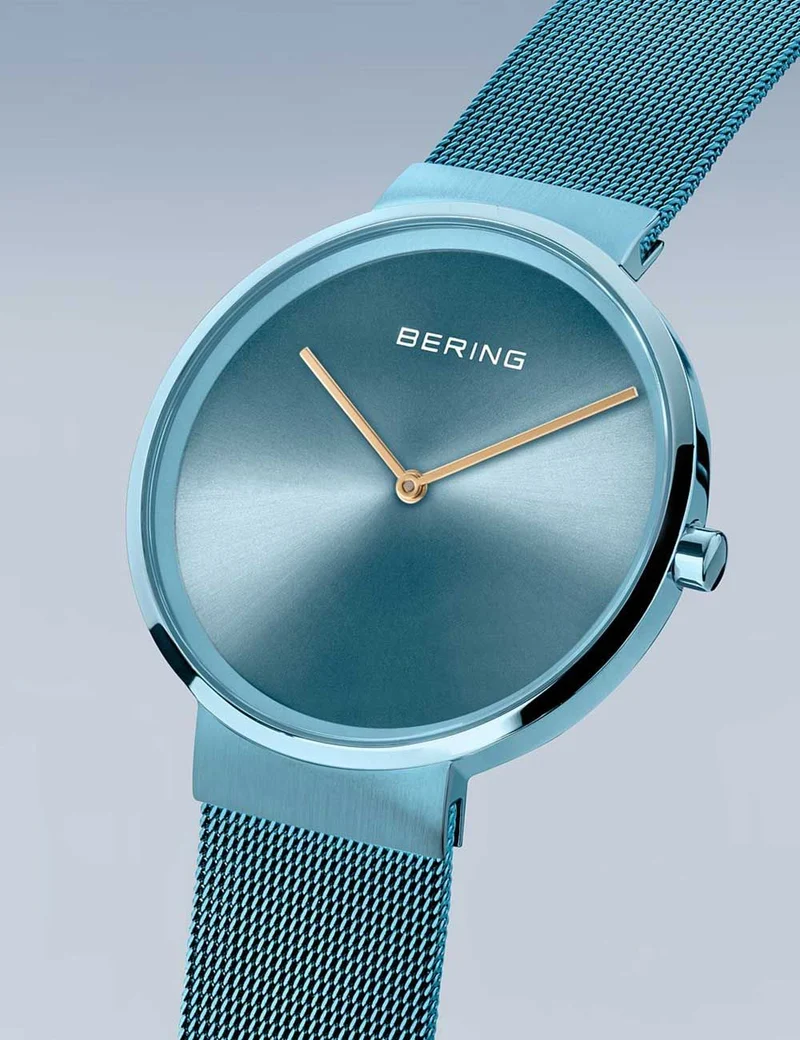 Bering Classic 14539-388 Damen Armbanduhr • Saphirglas • Milanaise-Armband