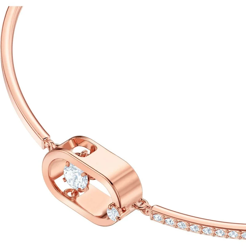 Swarovski Armband Damen Sparkling Dance Weiß Roségoldfarben 5604203