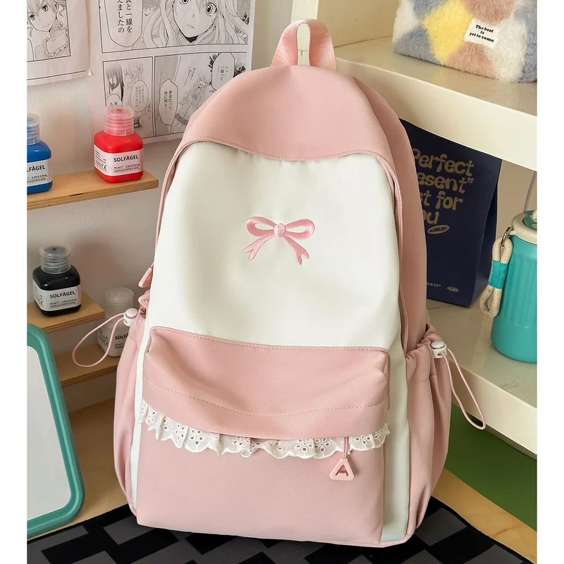 Dekorativer mit Schleife verzierter Freizeit-Rucksack Karnz