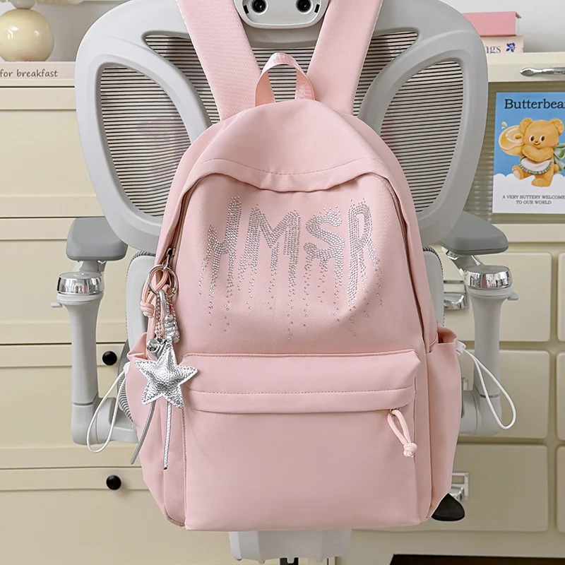 Dekorative mit Strass verziertes Rucksack Karnz
