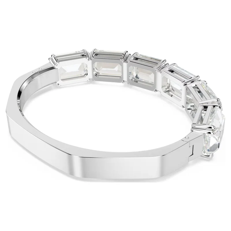 Swarovski Armband Unisex Millenia Bangle Octagon Cut weiß rhodiniert 5696321