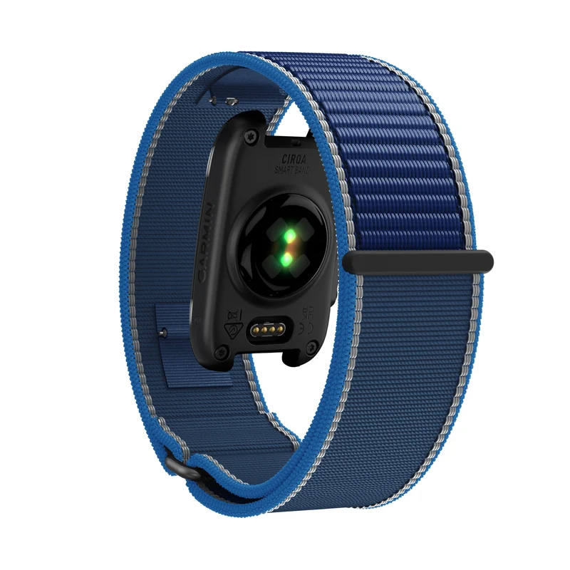 Bandz Garmin Cirqa Nylonarmband 'Classic' (Duo Blau)